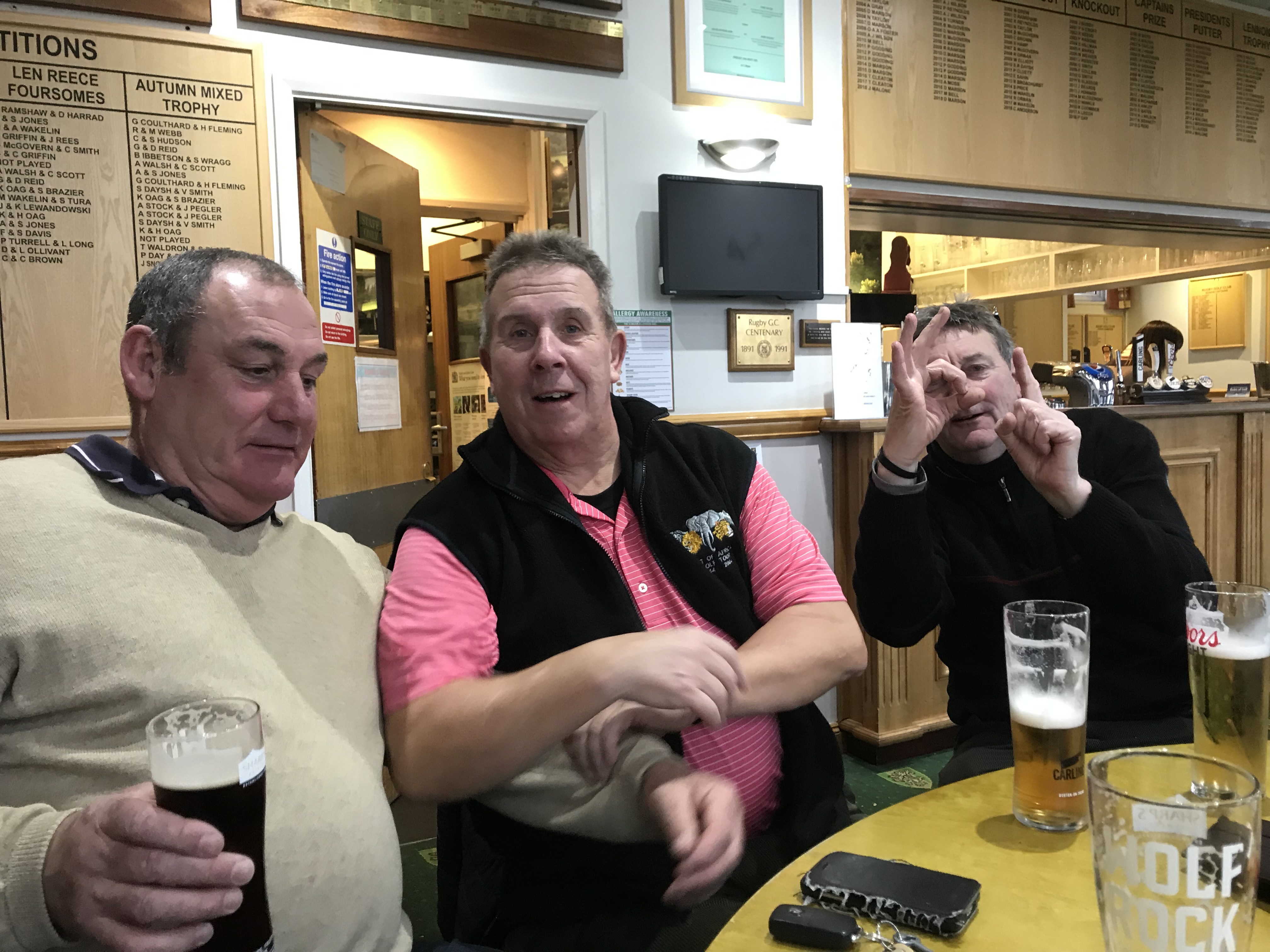 22nd January 19 – Snow Let Up In The Crap Golf !  Monty Monty !